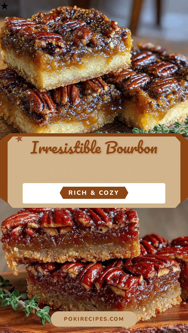 bourbon pecan pie bars recipe