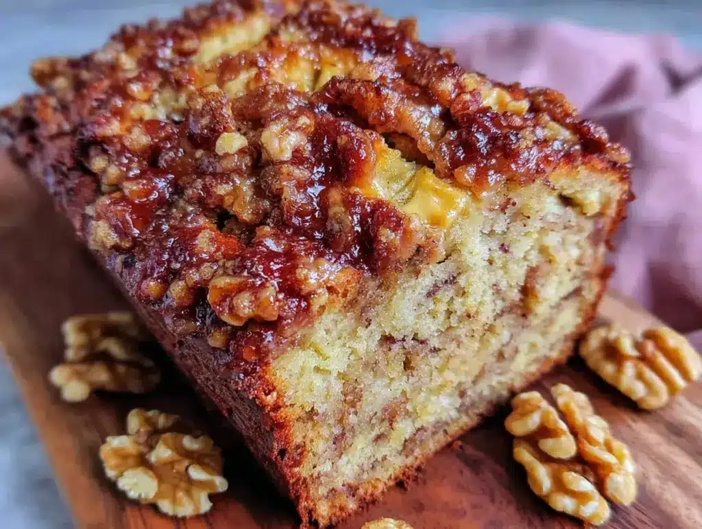 brown butter banana bread - featured image