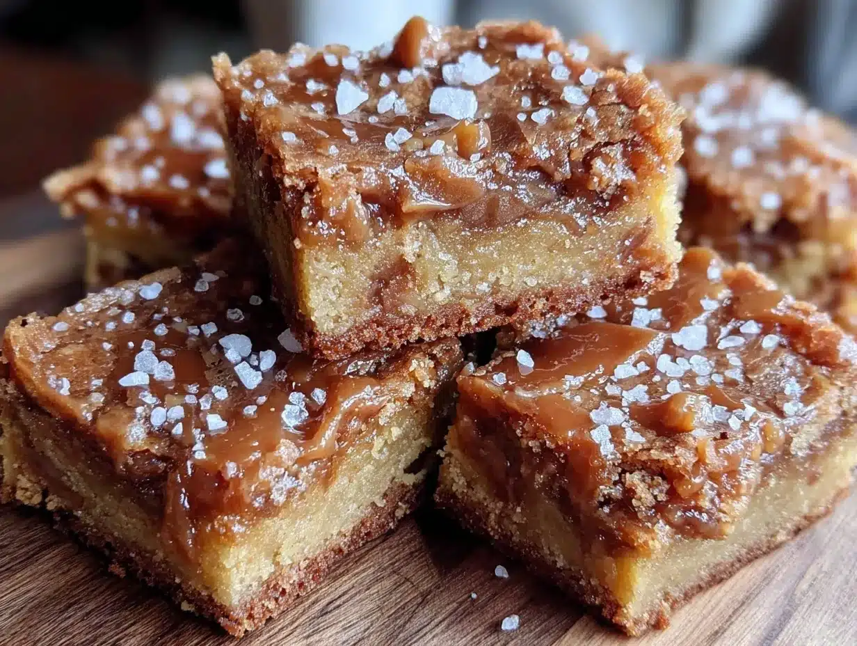 brown butter toffee blondies preparation steps
