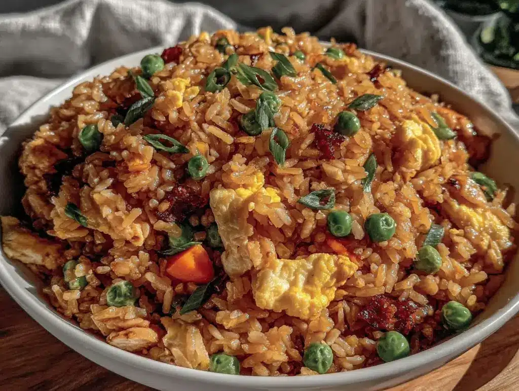 budget-friendly crispy dollar store chicken fried rice - featured image