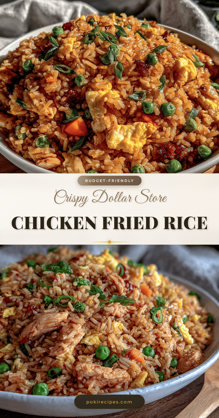 budget-friendly crispy dollar store chicken fried rice recipe