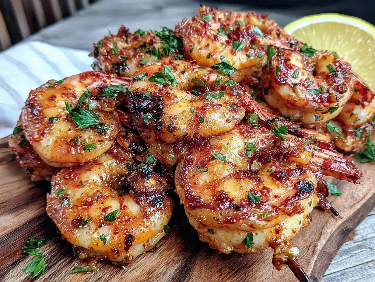 Cajun Butter Grilled Shrimp Skewers preparation steps