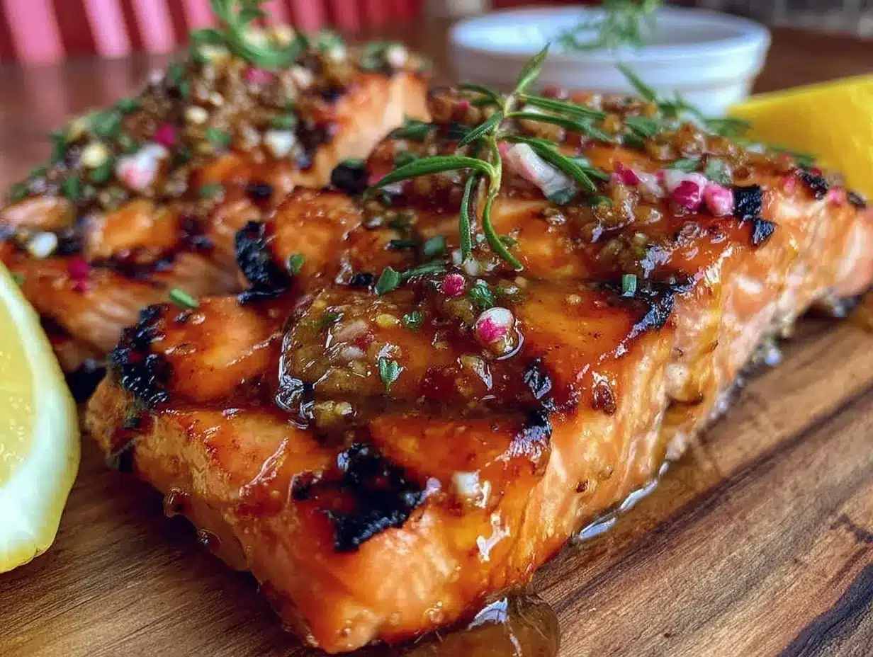 cedar plank grilled salmon preparation steps