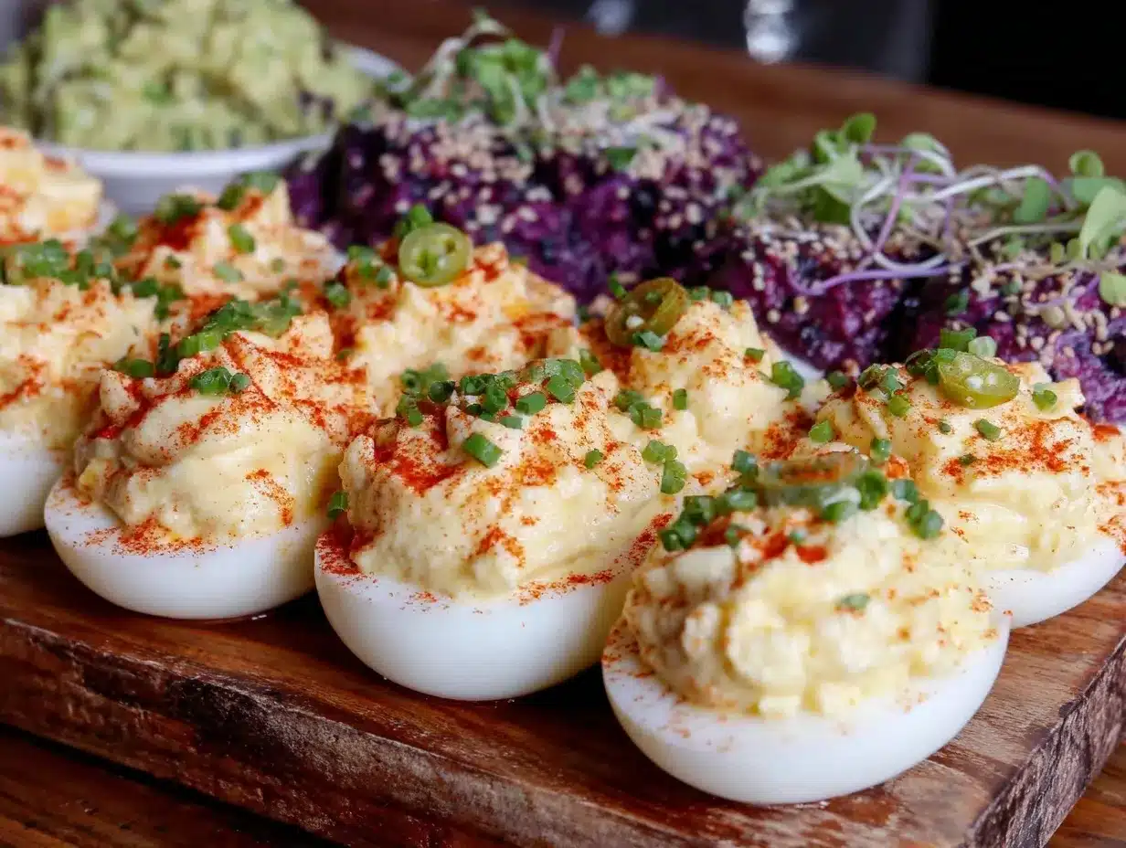 classic deviled eggs preparation steps
