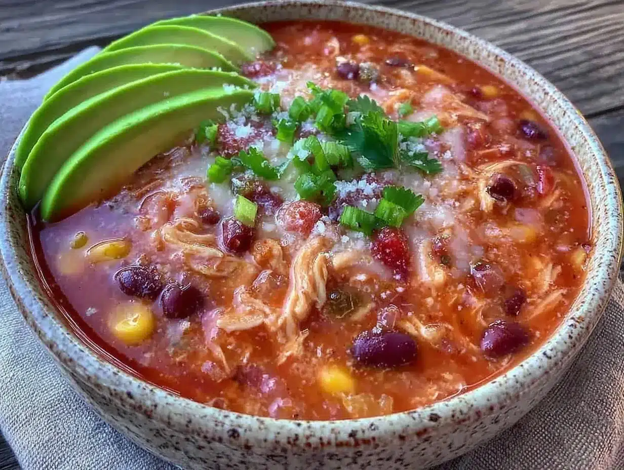 cozy crockpot chicken tortilla soup preparation steps