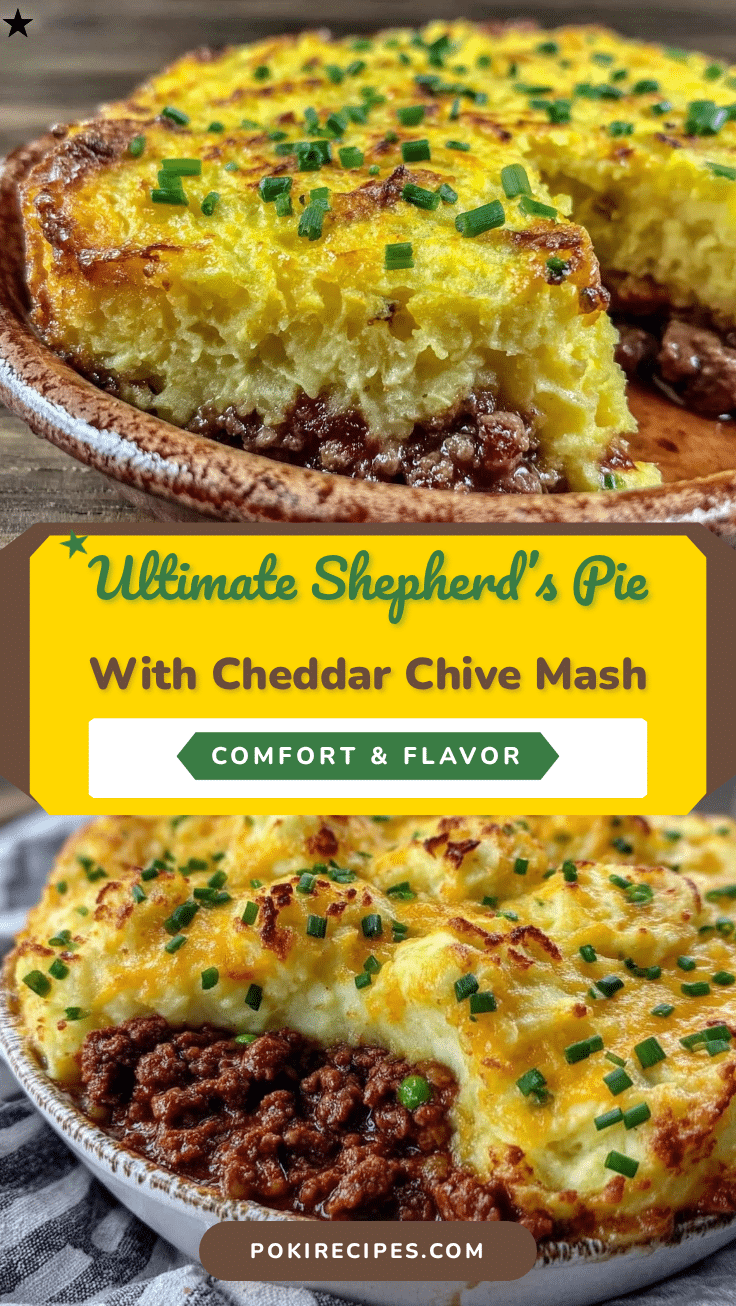 cozy shepherd’s pie with cheddar chive mash recipe