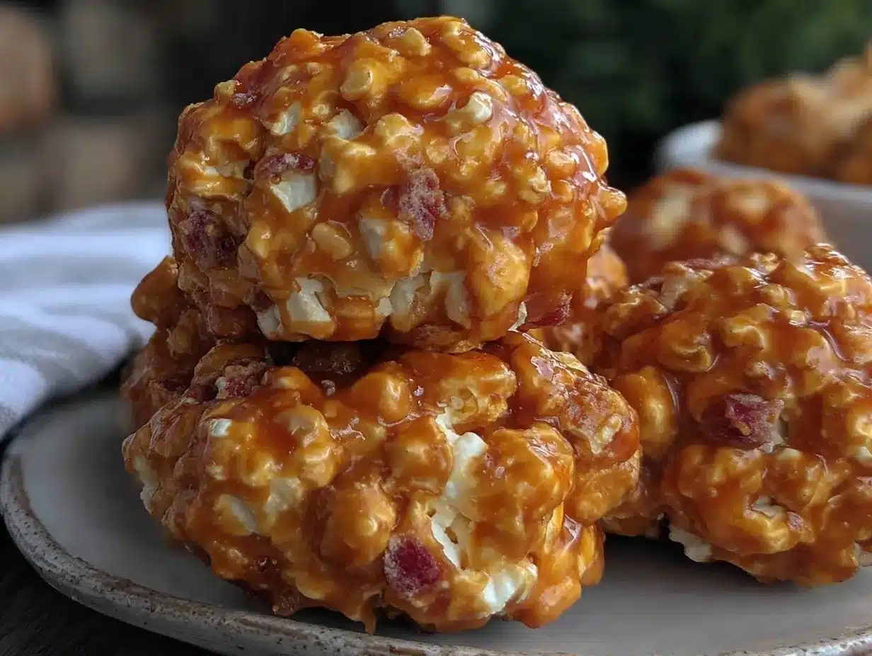 cracker jack caramel popcorn balls preparation steps