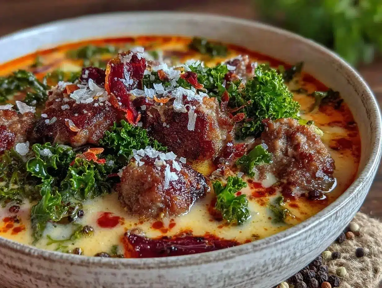 creamy copycat olive garden zuppa toscana soup preparation steps