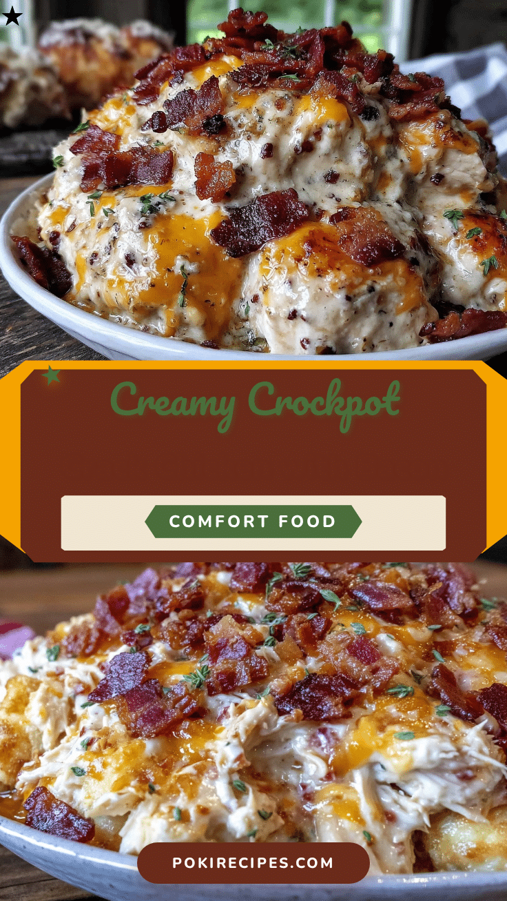 creamy crockpot crack chicken recipe