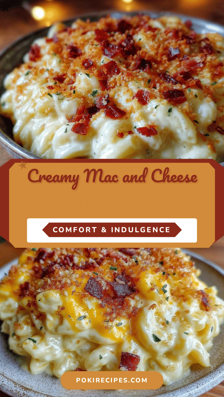 creamy mac and cheese with crispy bacon breadcrumb topping recipe