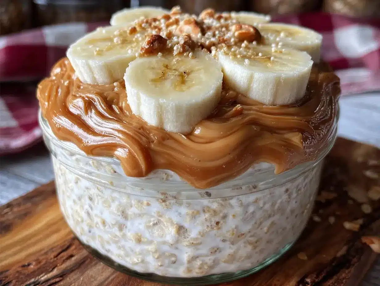 creamy overnight protein oats preparation steps