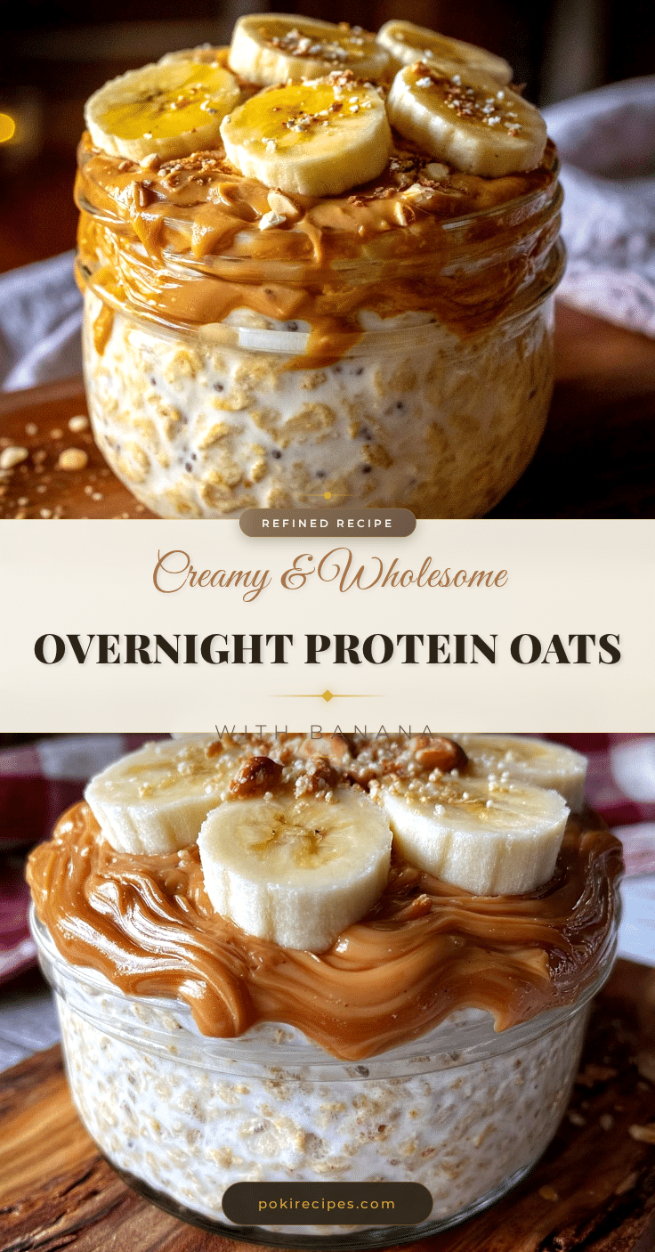 creamy overnight protein oats recipe