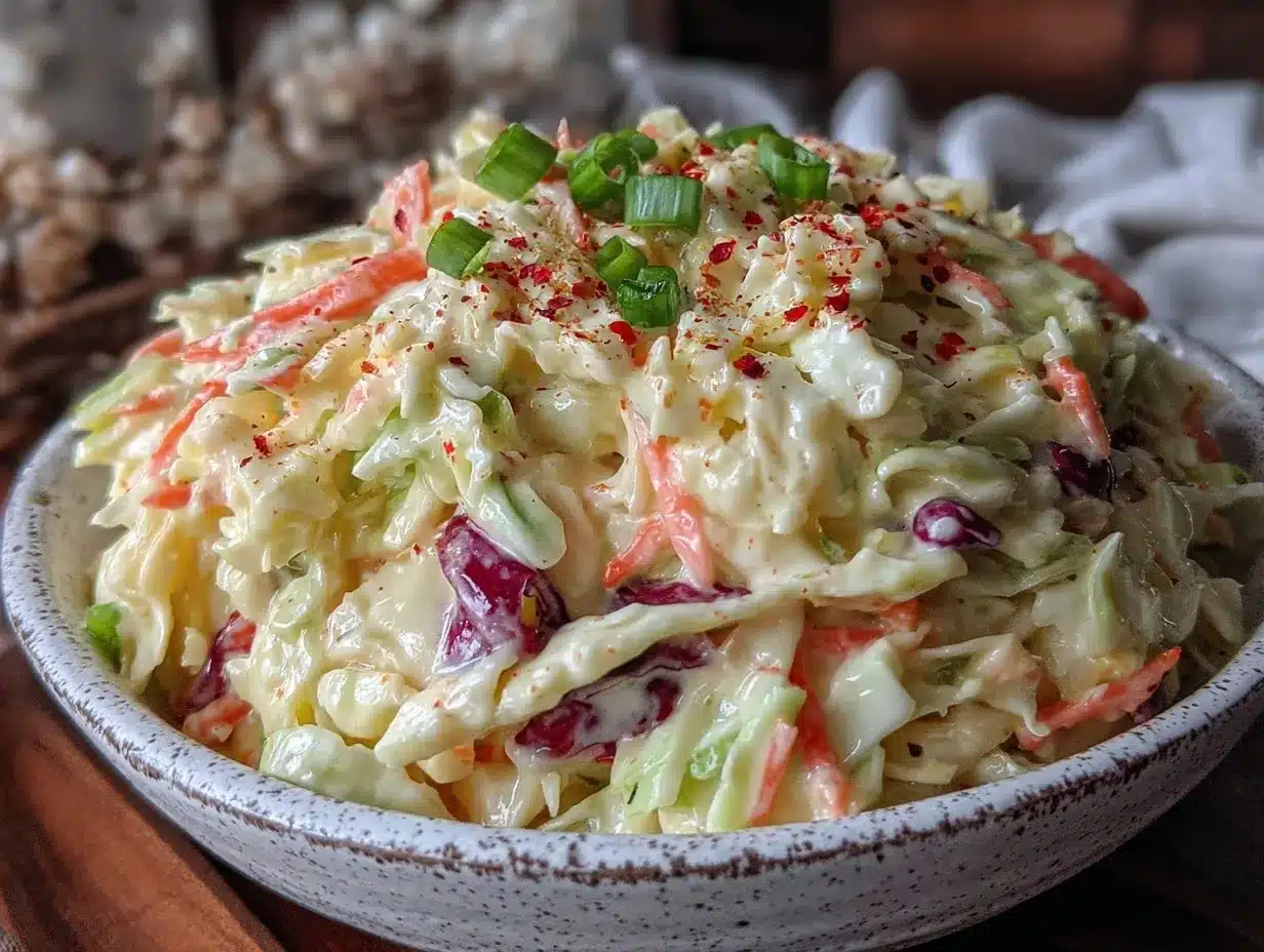 creamy southern coleslaw preparation steps