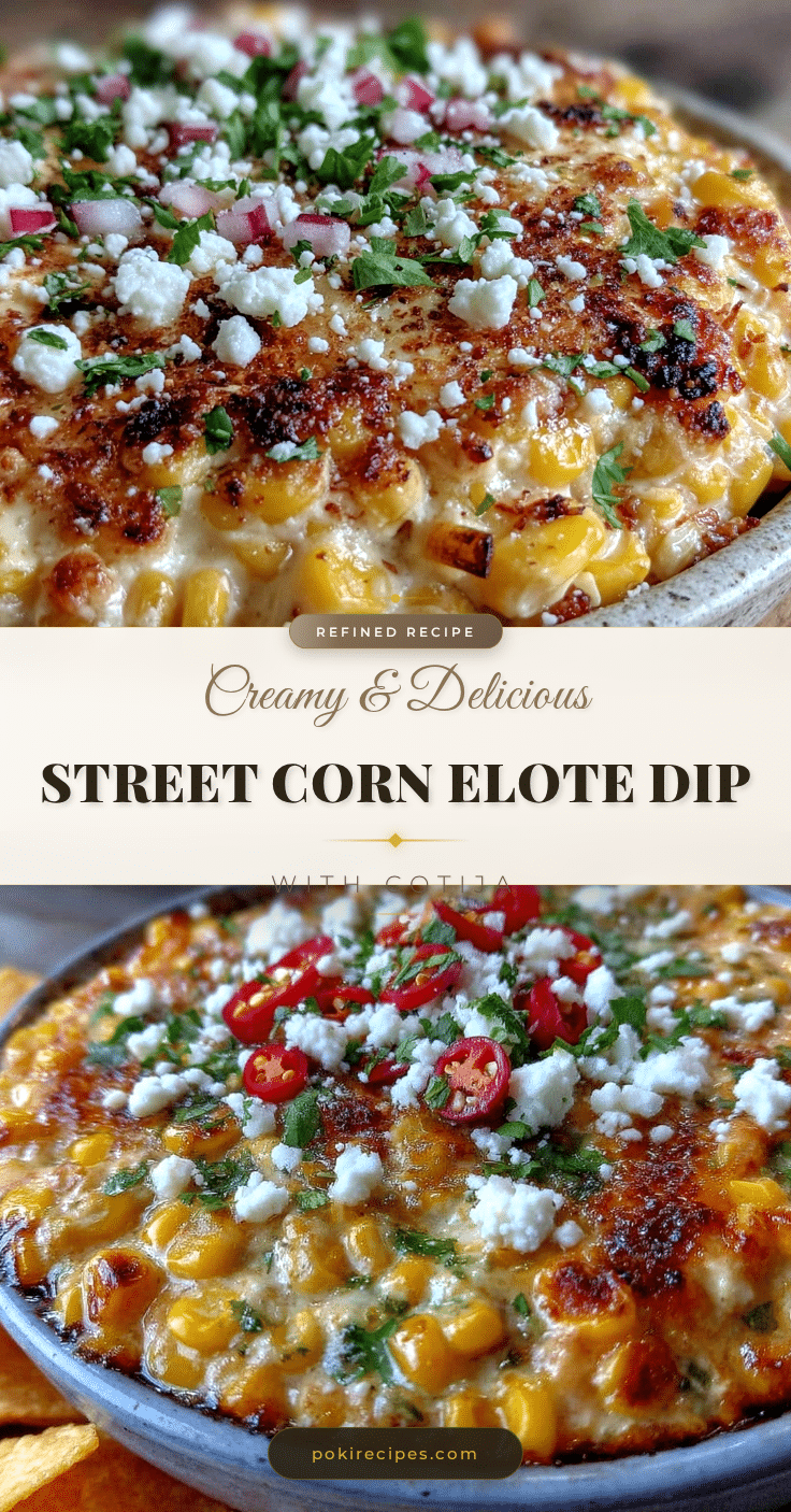 creamy street corn elote dip recipe