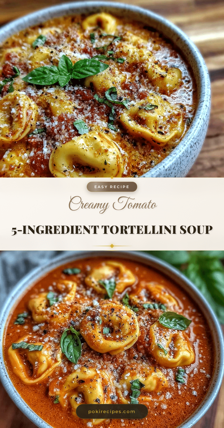 creamy tomato tortellini soup recipe