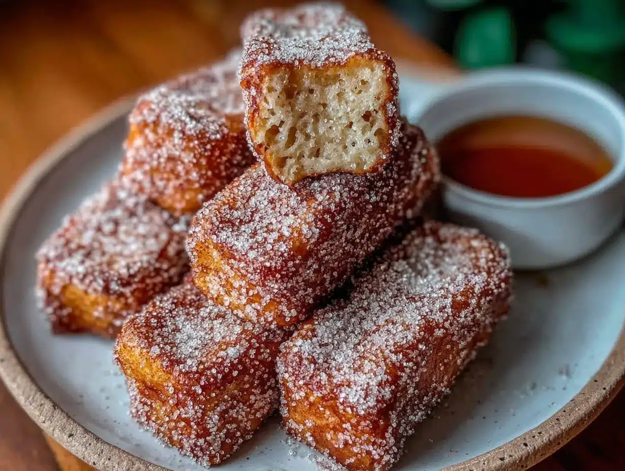 crispy air fryer french toast sticks preparation steps