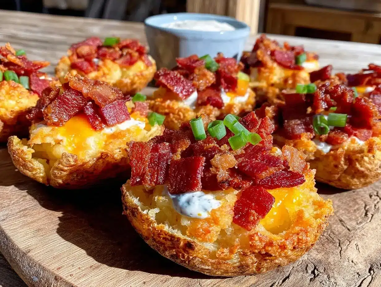 crispy air fryer loaded potato skins preparation steps