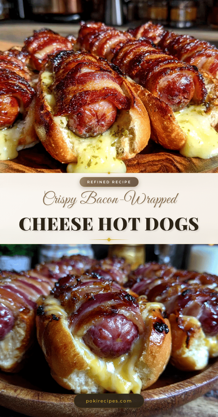 crispy bacon-wrapped hot dogs recipe