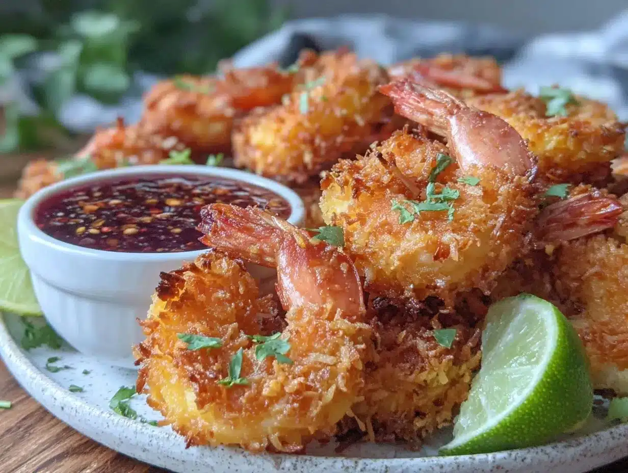 crispy baked coconut shrimp preparation steps