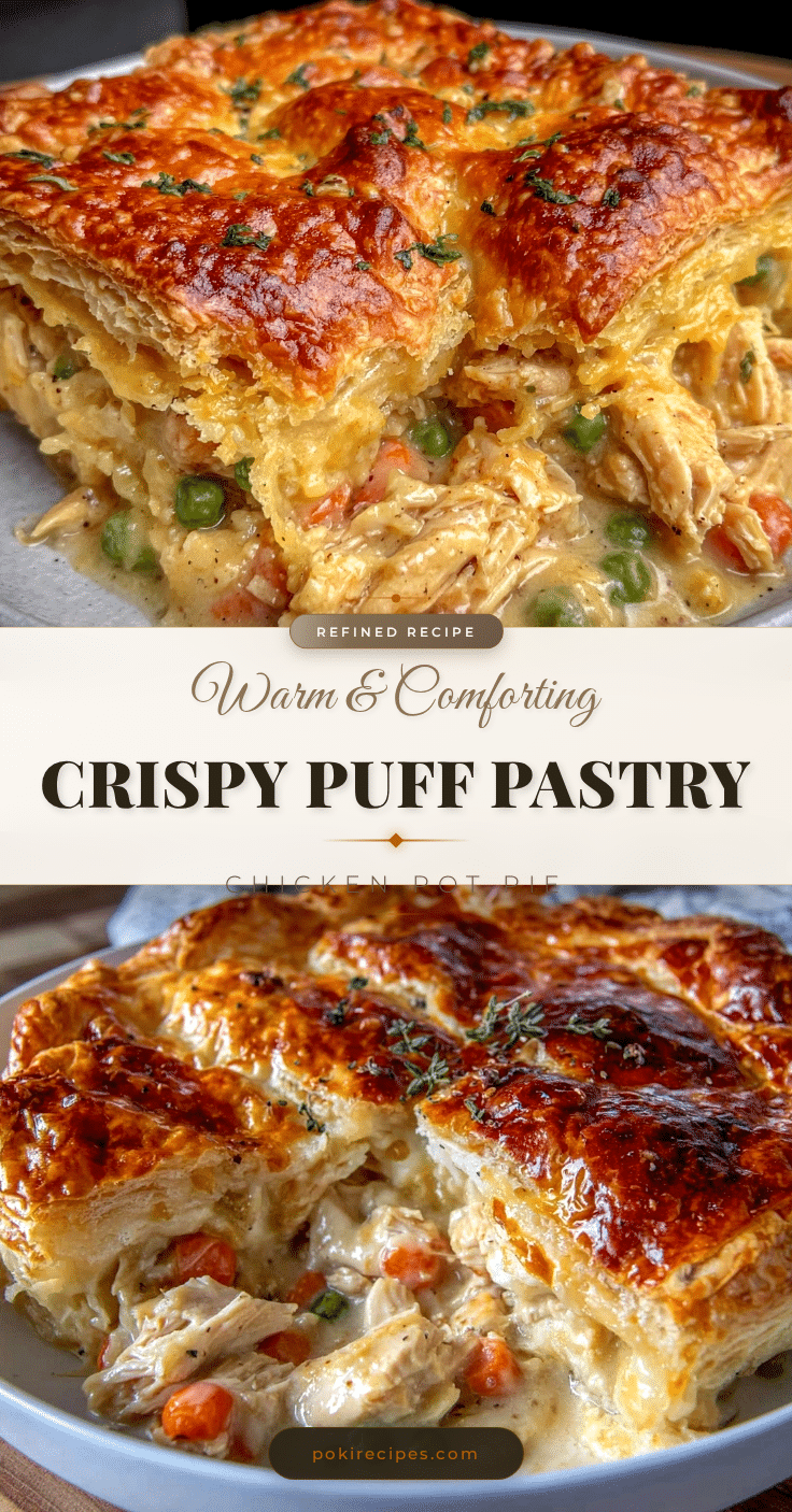 crispy chicken pot pie recipe