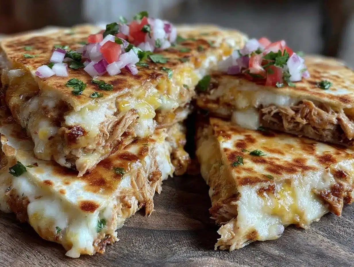 crispy chicken quesadilla preparation steps