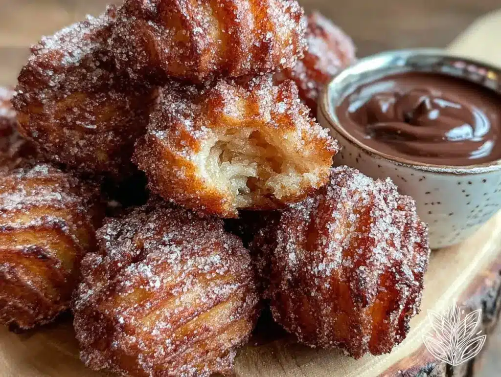 crispy churro bites - featured image