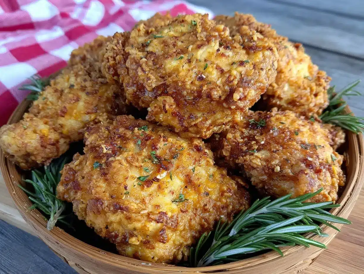 crispy cold fried chicken preparation steps