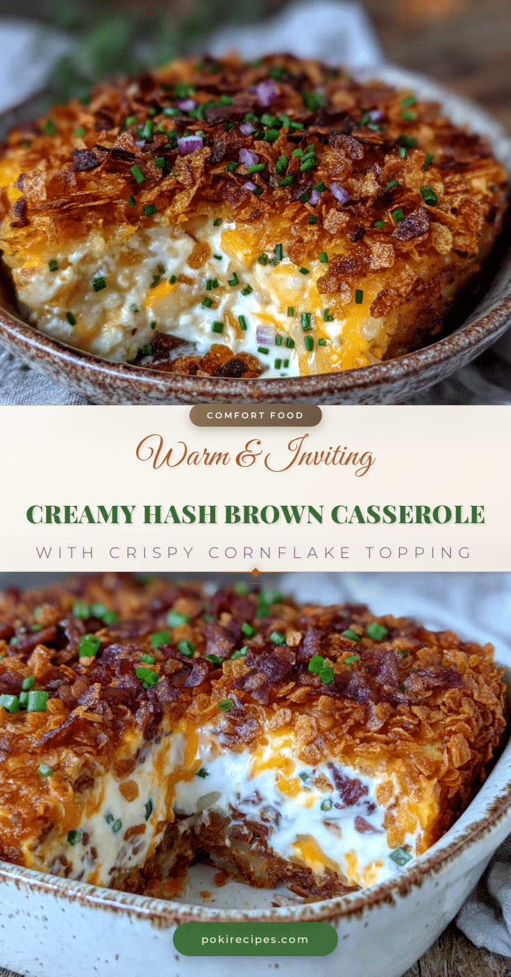 crispy creamy hash brown casserole recipe
