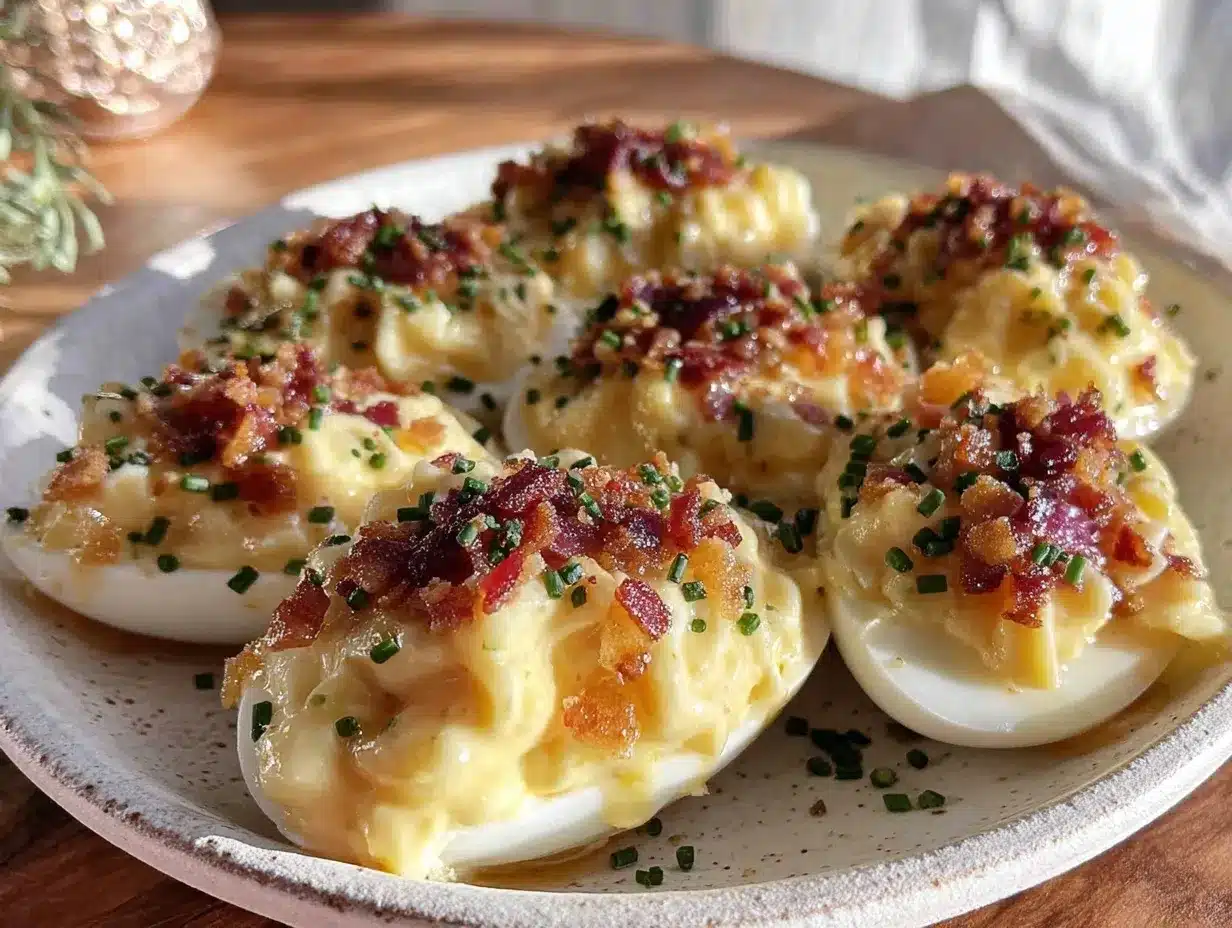 crispy deviled eggs preparation steps