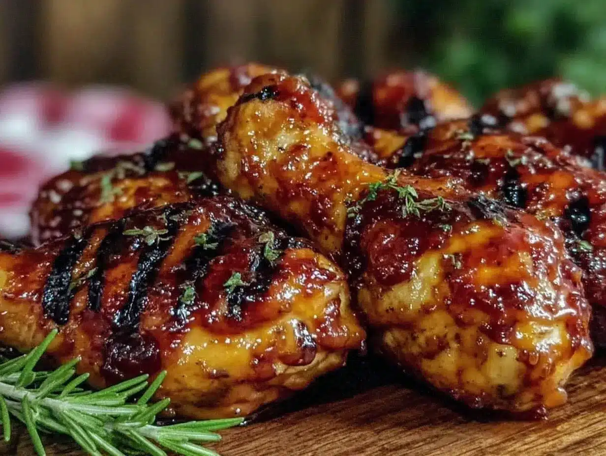 crispy grilled bbq chicken drumsticks preparation steps