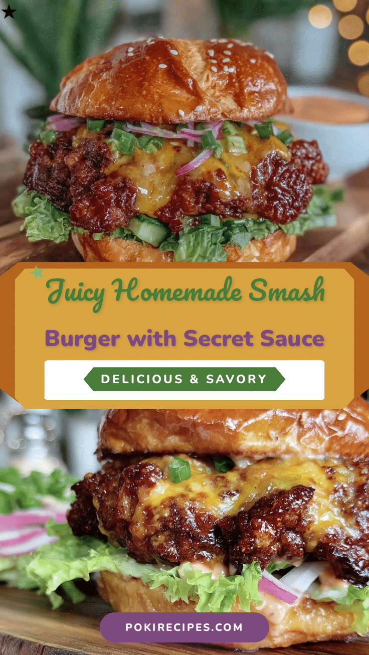 crispy homemade smash burger recipe