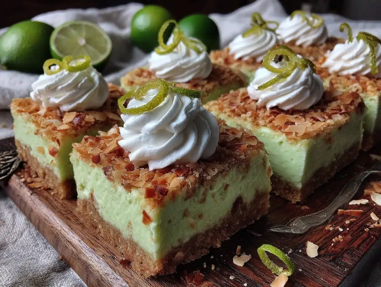 crispy key lime pie bars preparation steps