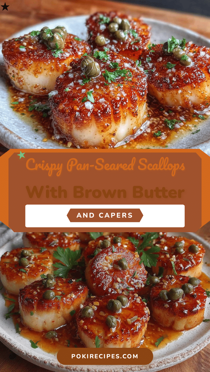 crispy pan-seared scallops recipe