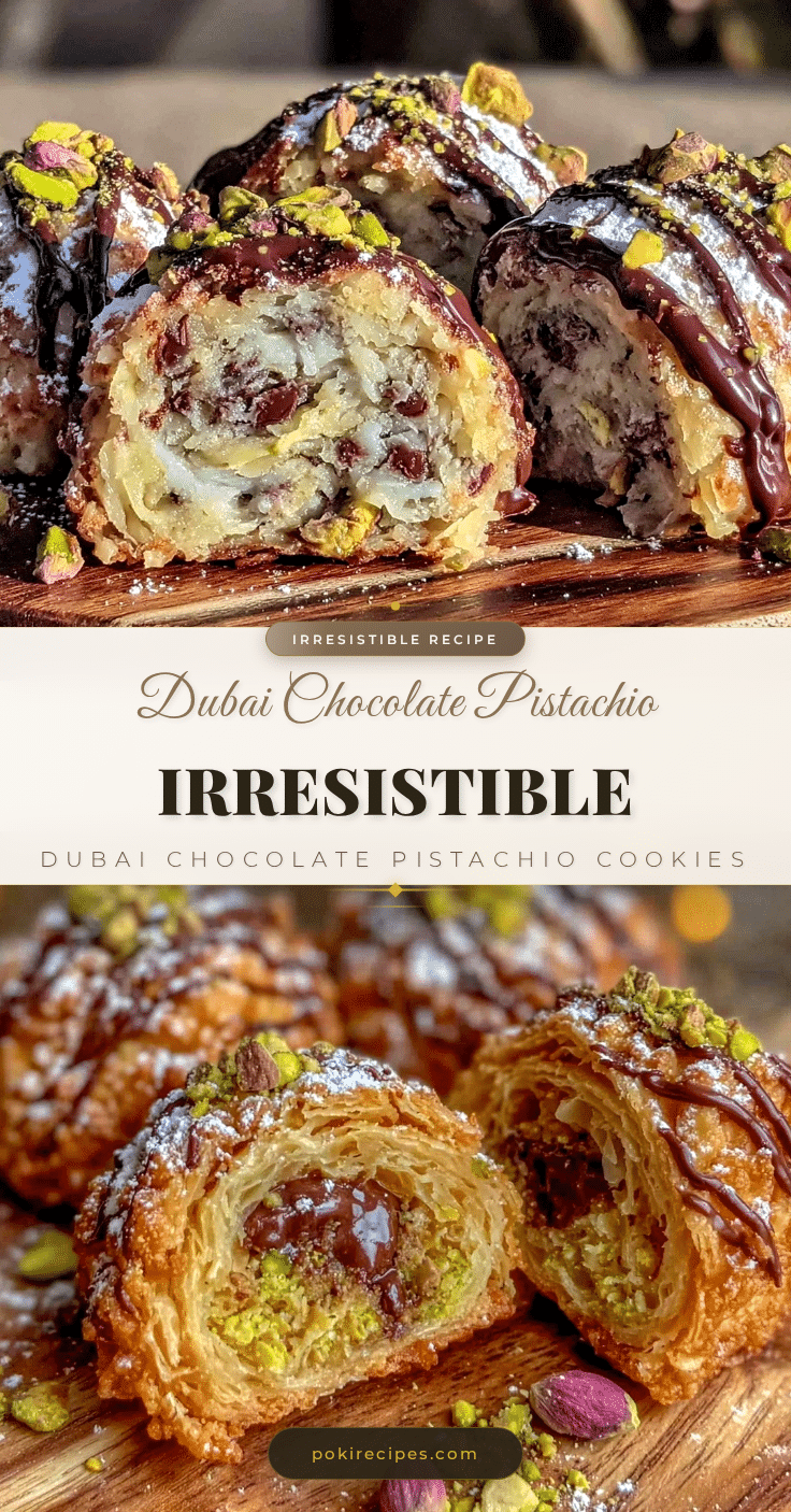 Dubai Chocolate Bar Cookies recipe