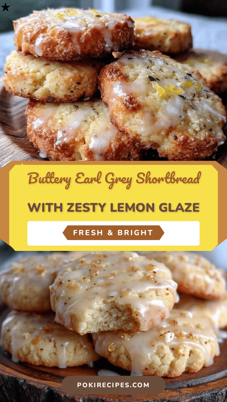 Earl Grey shortbread cookies recipe
