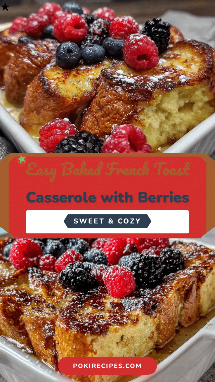 easy baked french toast casserole with berries recipe