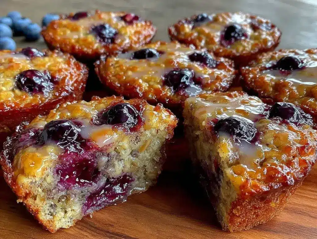 easy baked oatmeal cups - featured image