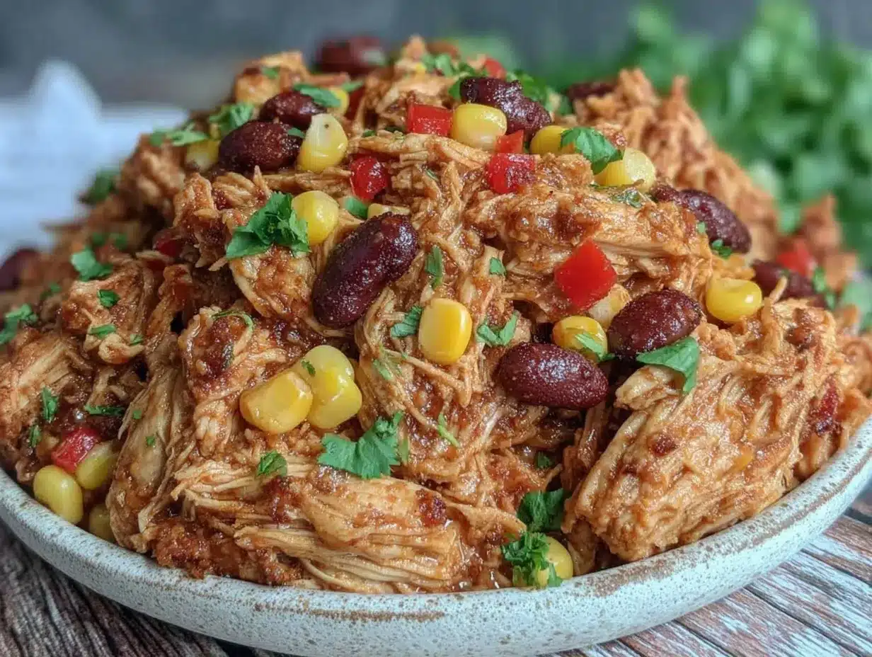 easy crockpot fiesta chicken preparation steps