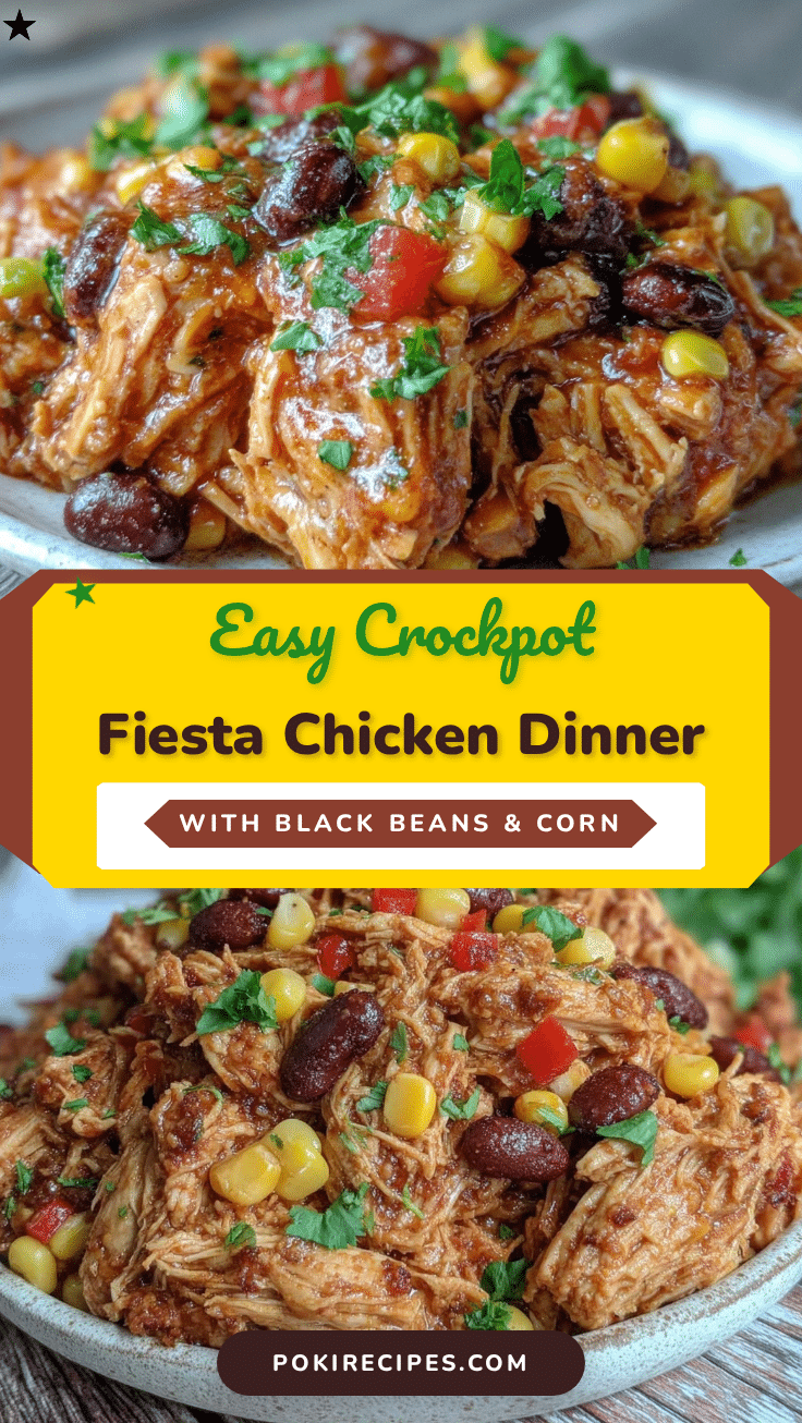 easy crockpot fiesta chicken recipe