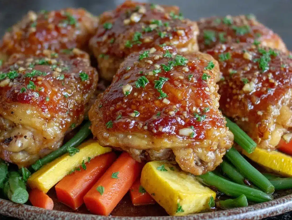 easy crockpot honey garlic chicken preparation steps