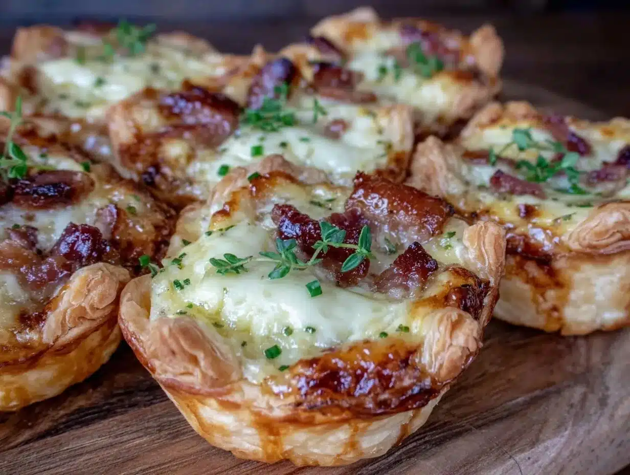 easy savory mini quiche lorraine bites preparation steps