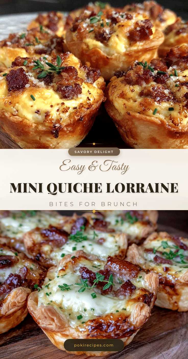 easy savory mini quiche lorraine bites recipe
