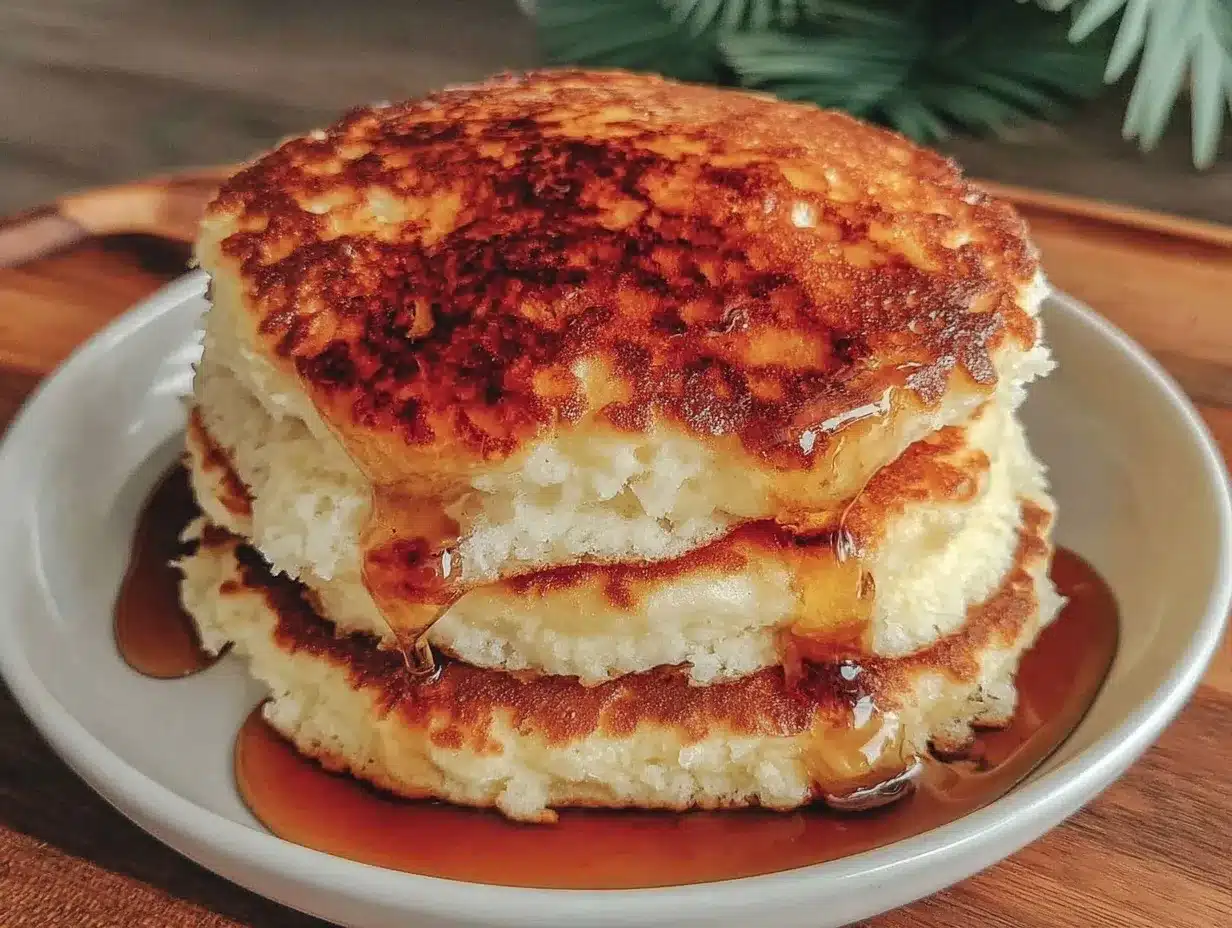 fluffy Japanese soufflé pancakes preparation steps