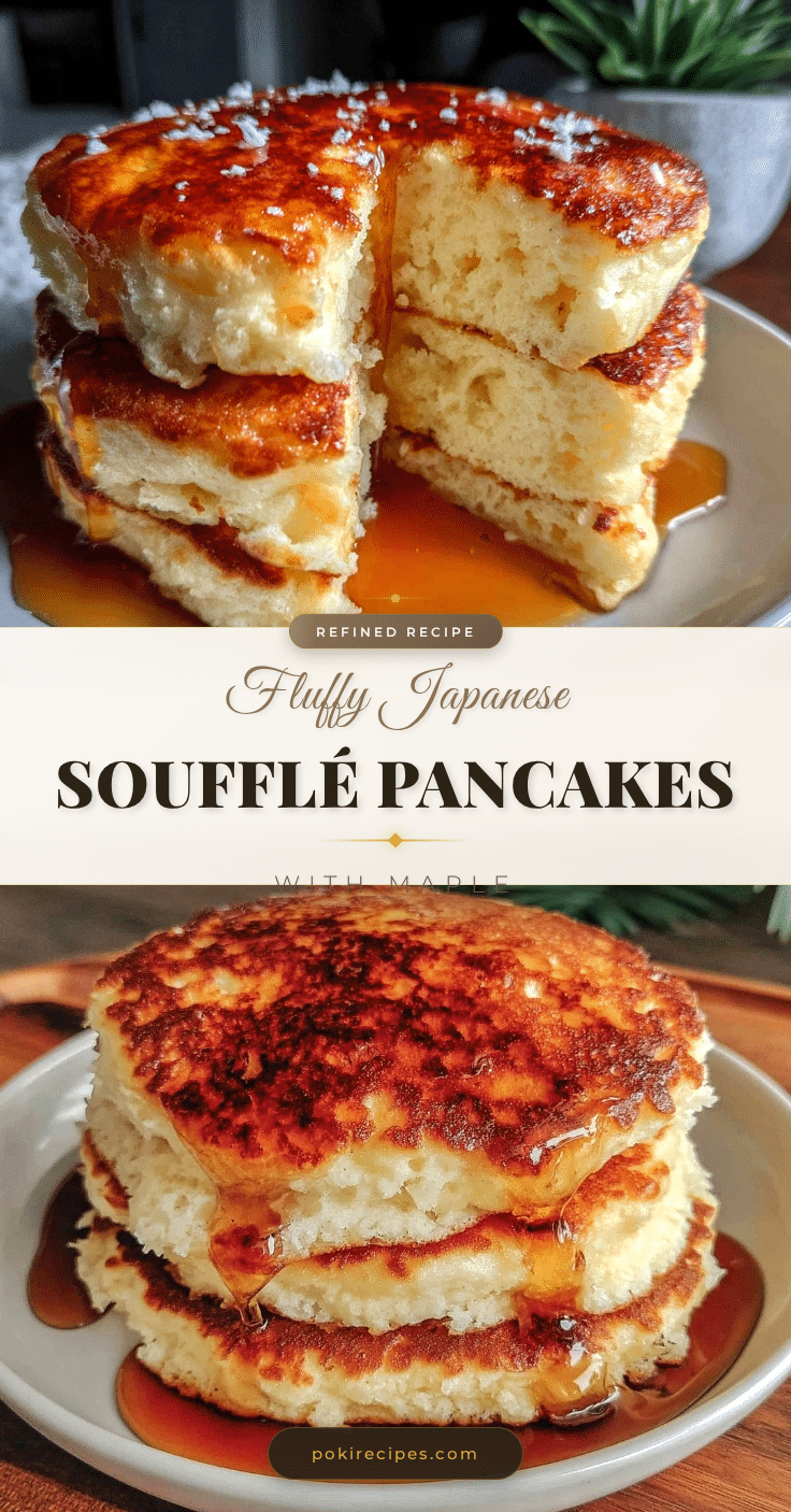 fluffy Japanese soufflé pancakes recipe
