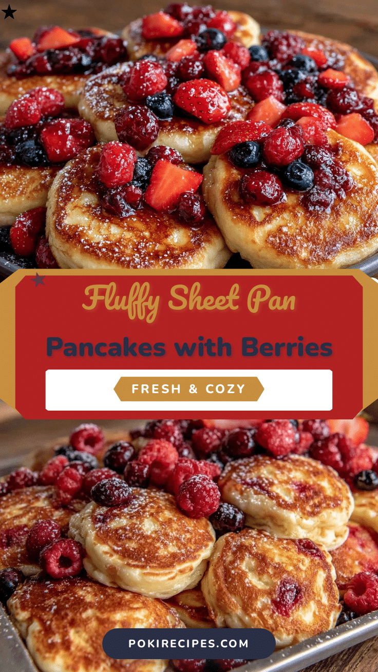 fluffy sheet pan pancakes recipe