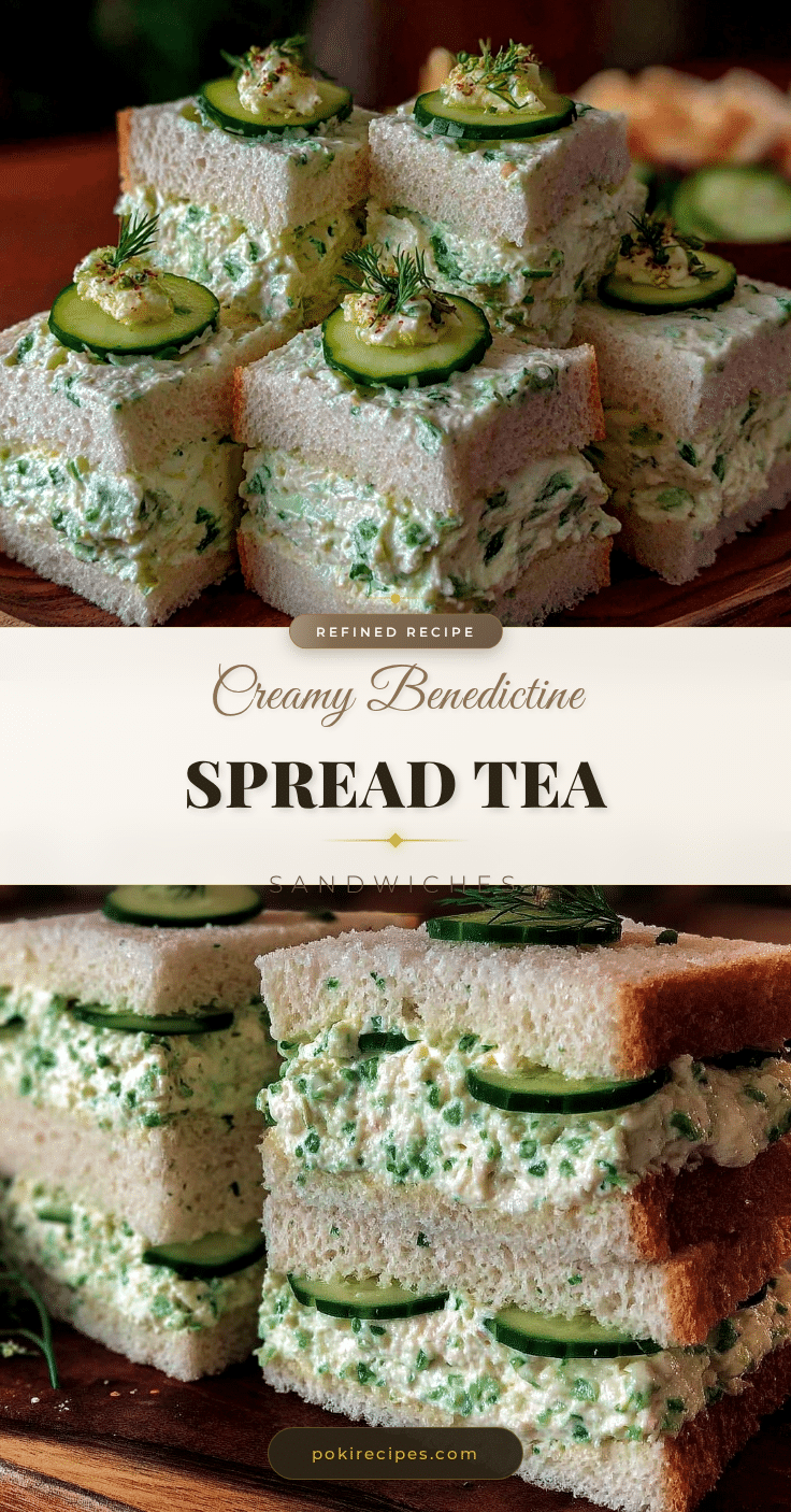 Fresh Benedictine Spread Tea Sandwiches recipe