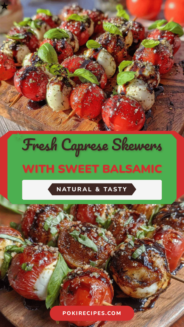 fresh caprese skewer bites recipe