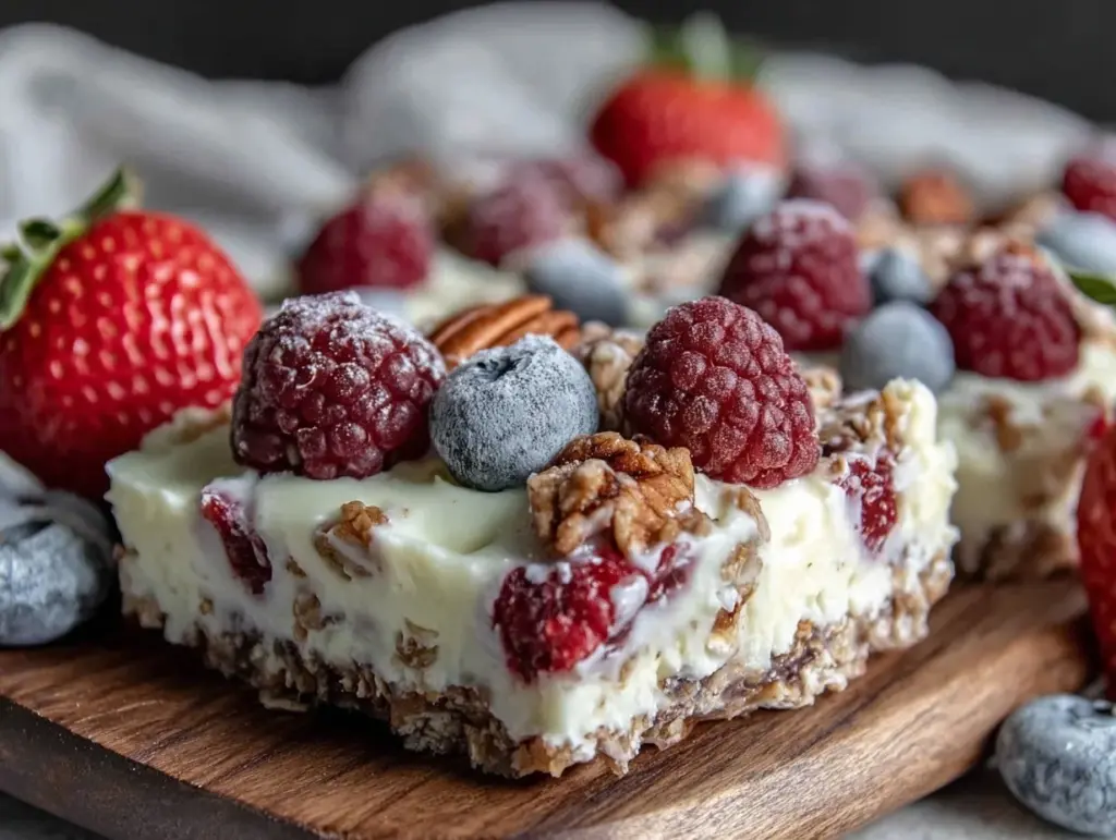 fresh frozen yogurt bark - featured image
