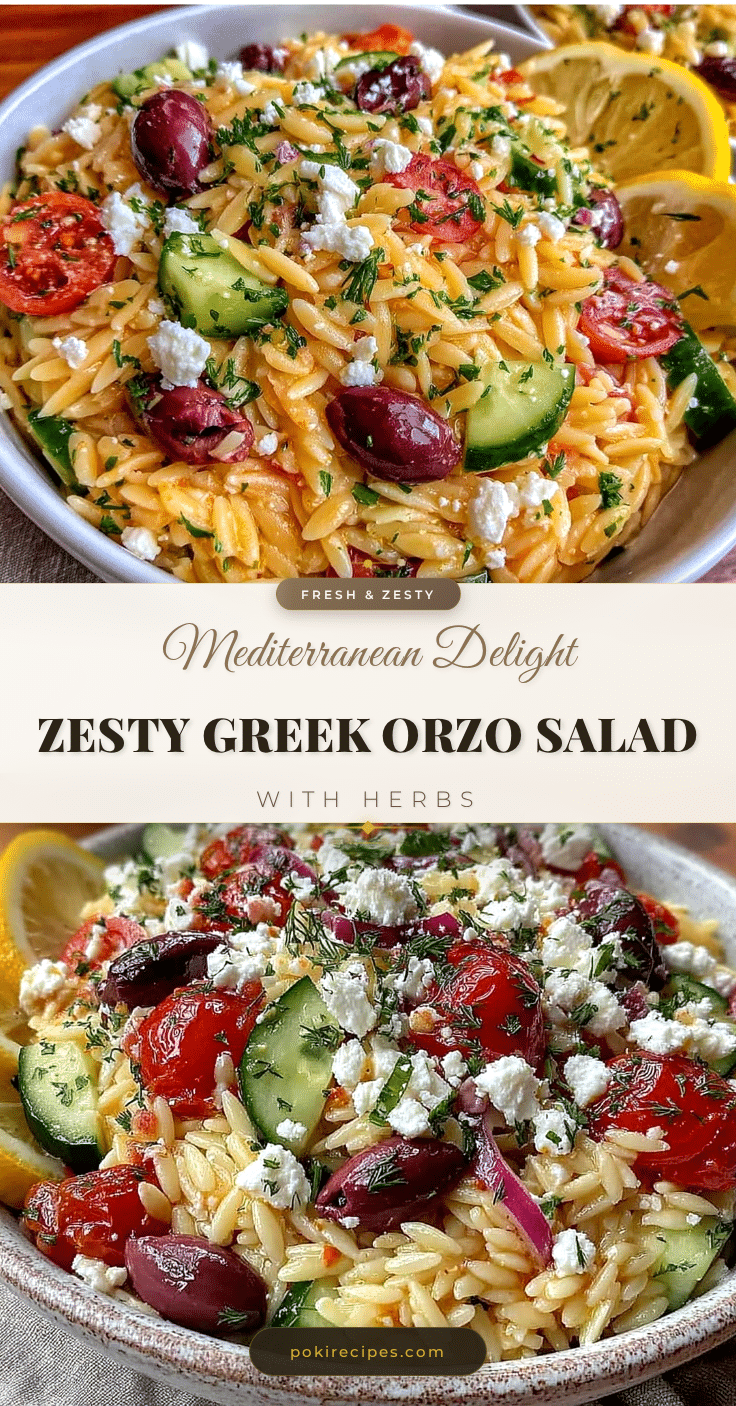 fresh greek orzo salad recipe