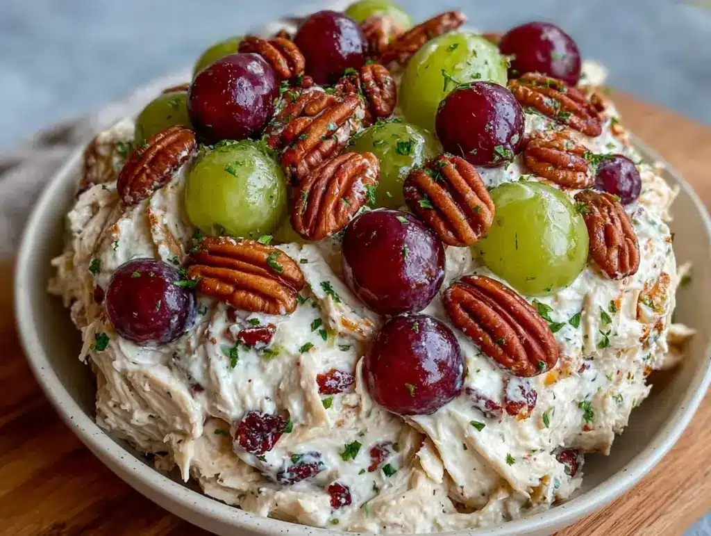 fresh greek yogurt chicken salad - featured image